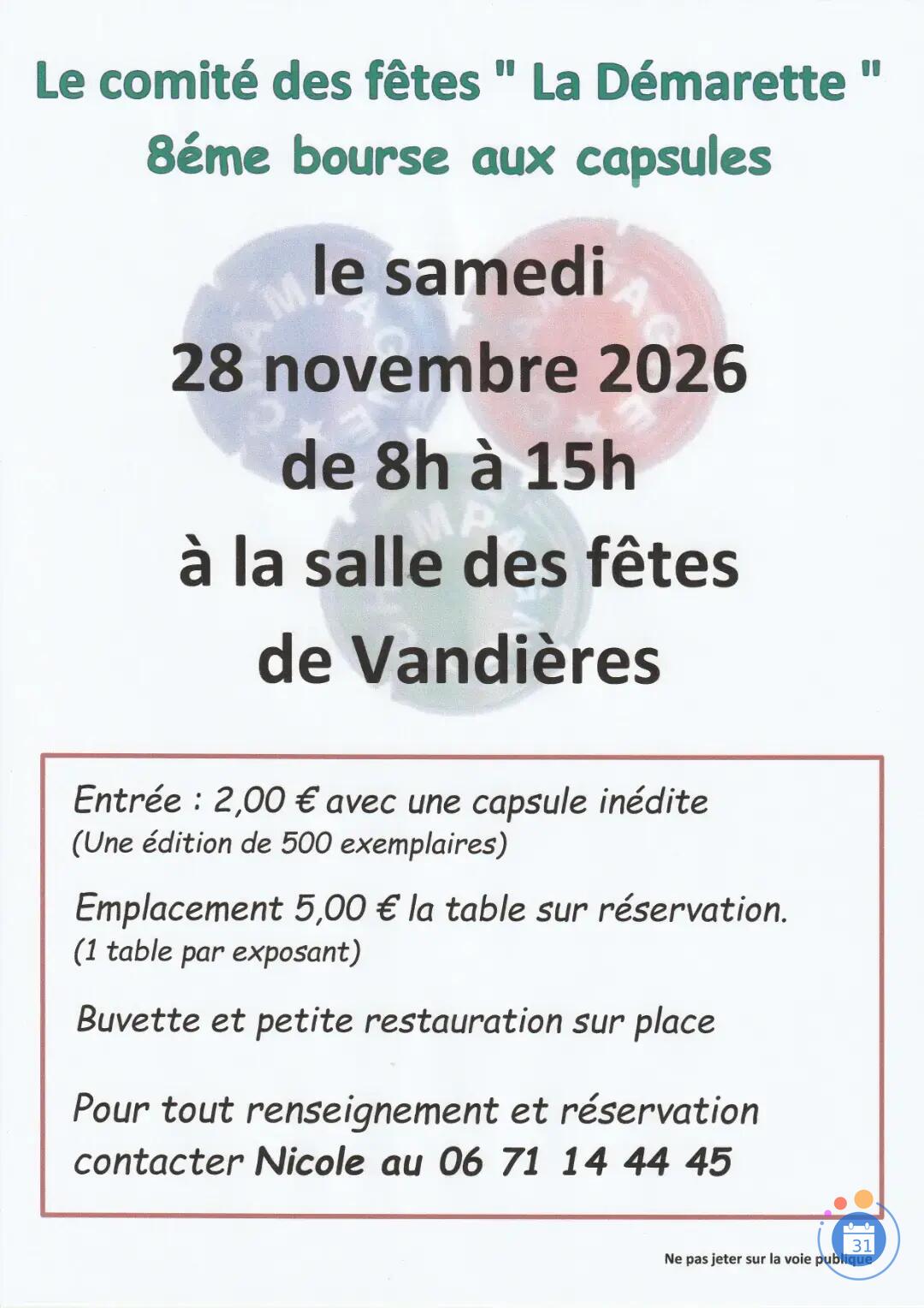 Image 8éme bourse aux capsules (photo 1)