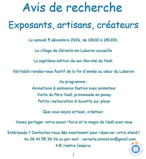 Image Marché des Noël de Céreste en Luberon (photo 2)