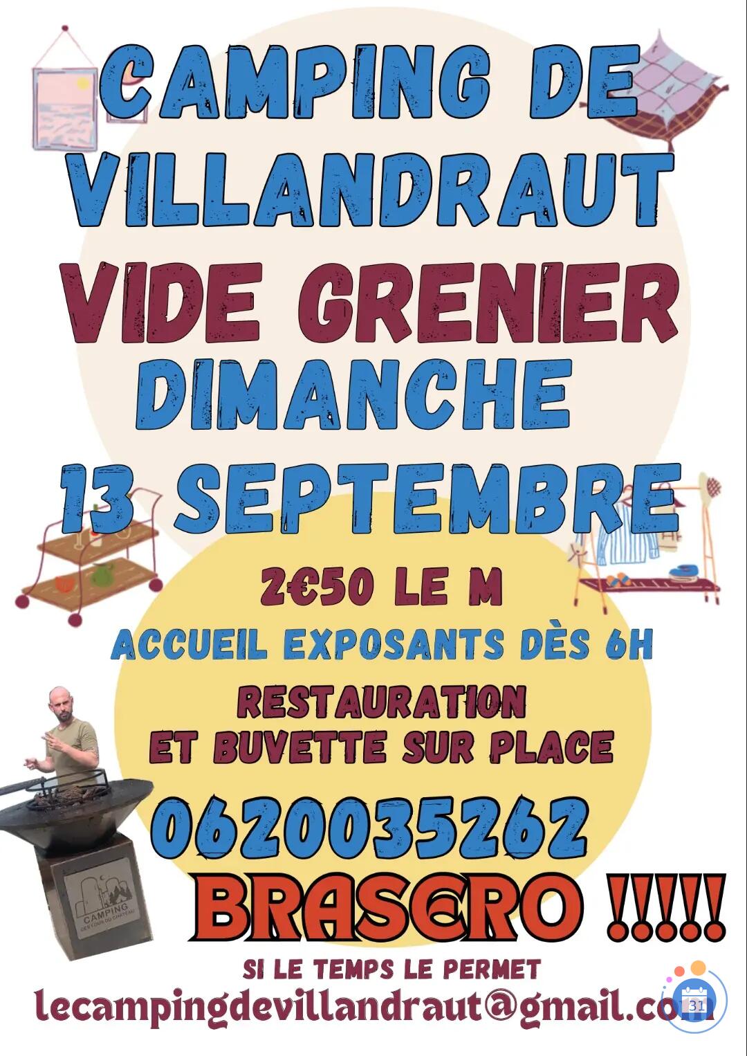 Image vide grenier camping de villandraut (photo 1)