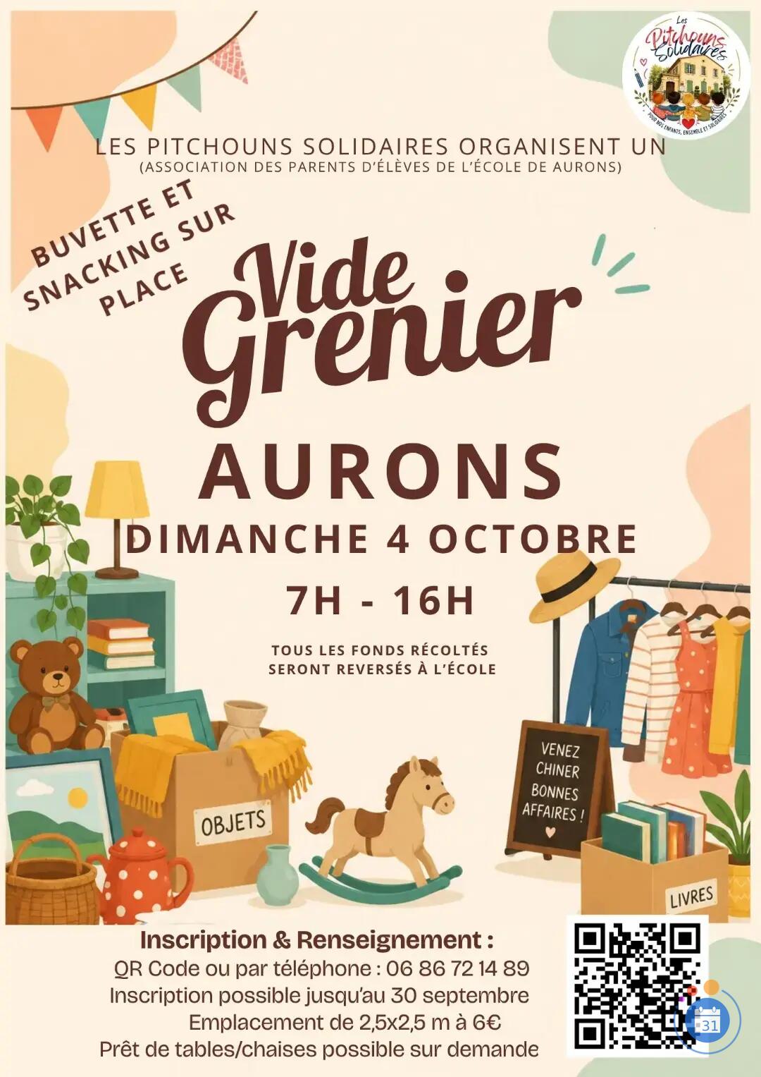 Image Vide grenier des Pitchouns Solidaires (photo 1)