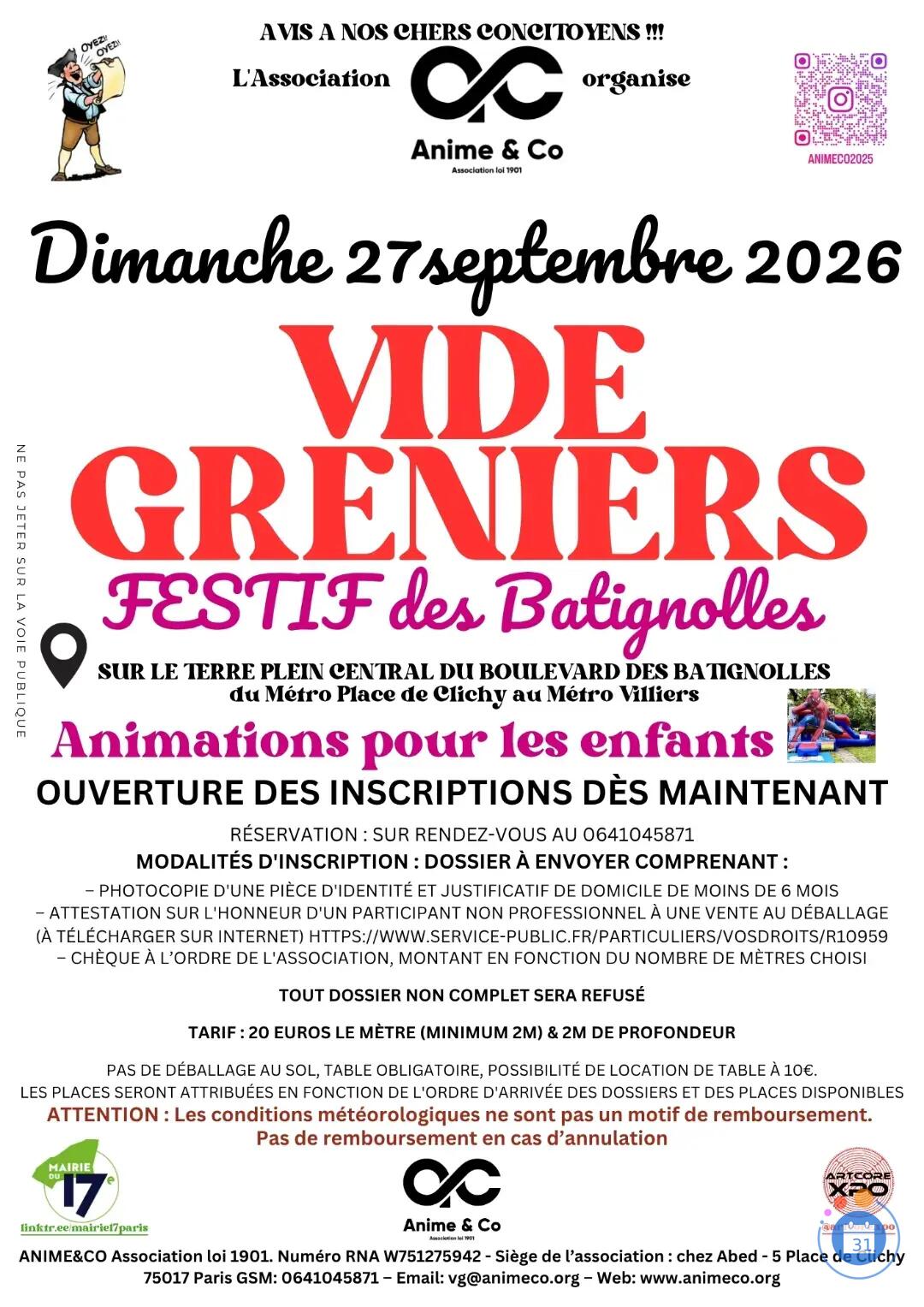 Image Vide-Greniers festif des Batignolles (photo 2)