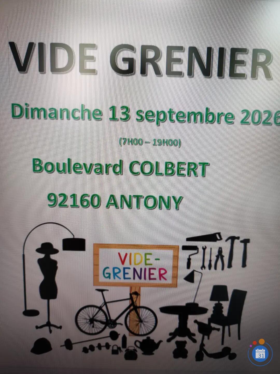 Image vide grenier Colbert (photo 1)