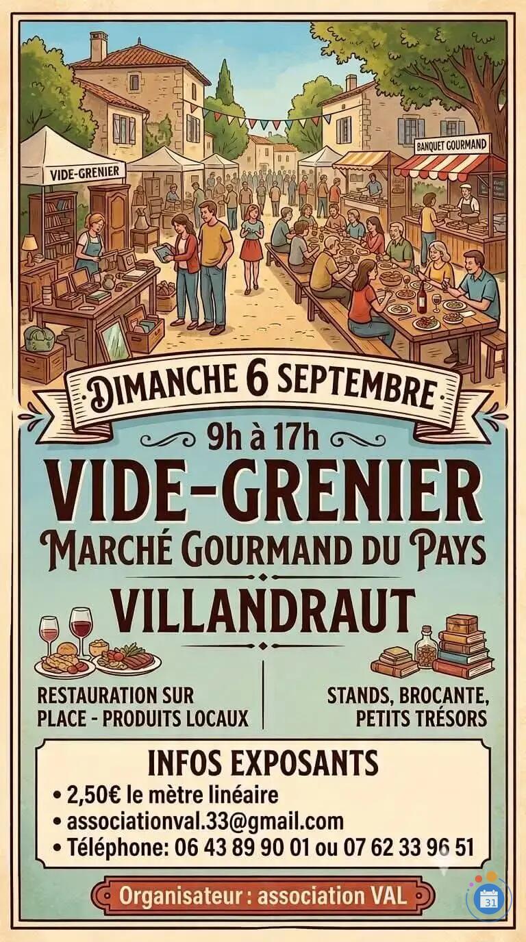 Image Vide grenier marcher gourmand (photo 1)