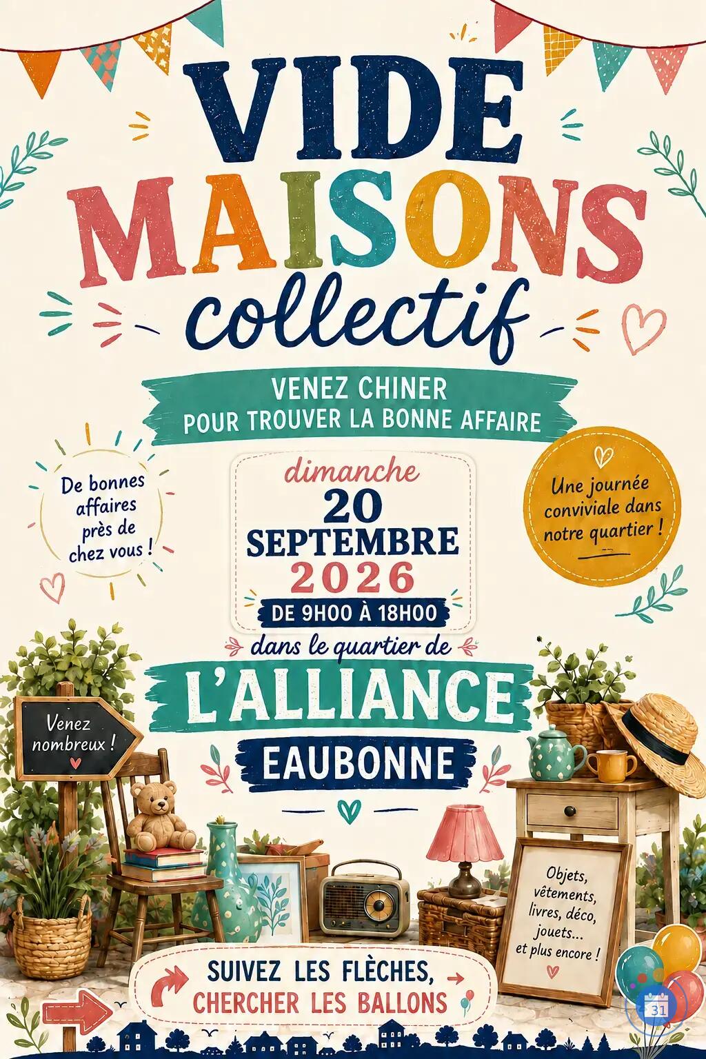 Image VIDE MAISON COLLECTIF DU QUARTIER DE L ALLIANCE EAUBONNE (photo 1)