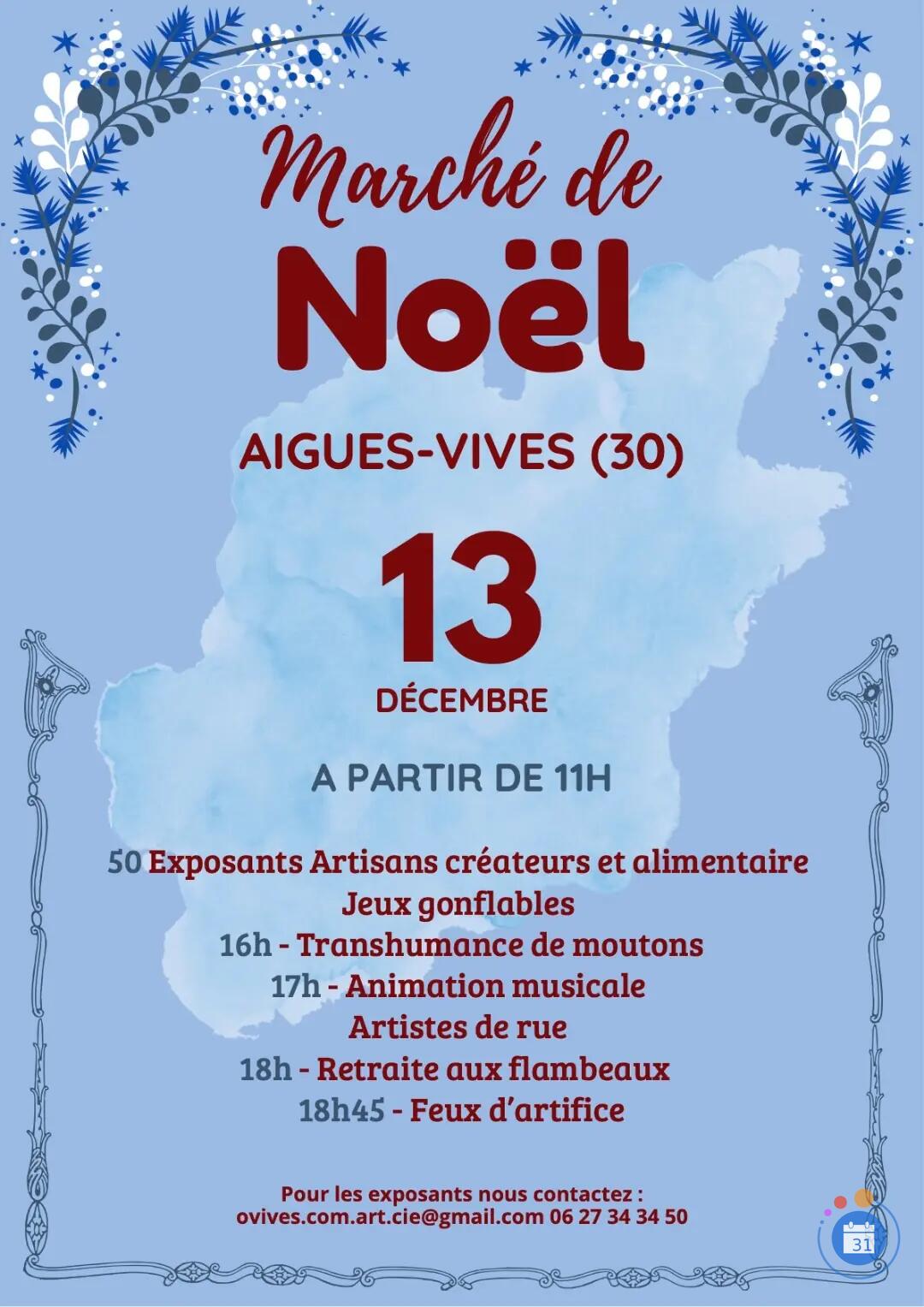 Image Marché de Noël d'Aigues Vives (photo 1)