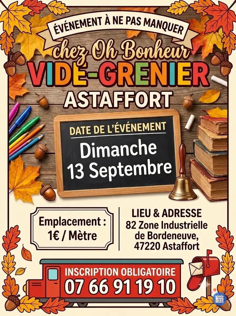 Image Vide grenier de la rentrée (photo 1)