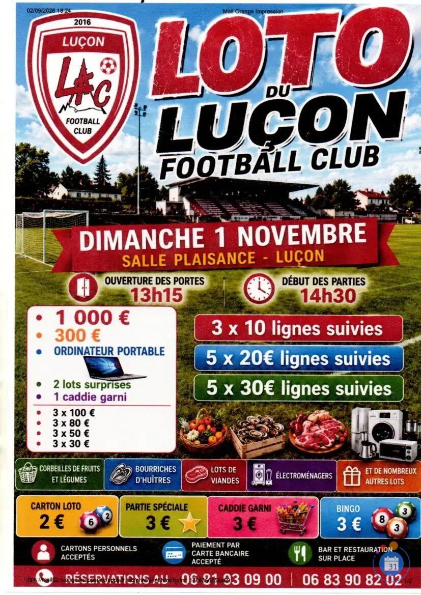 Image Loto du Luçon Football Club (photo 1)