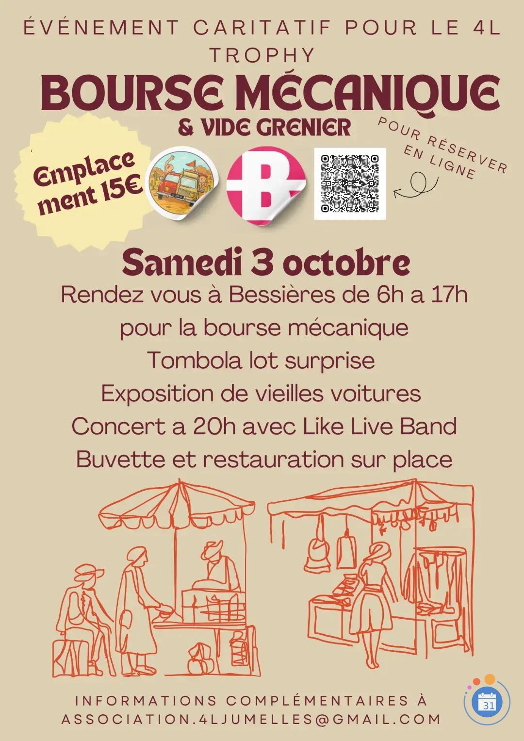 Image Bourse mécanique & exposition de voitures anciennes – 3 octobre (photo 1)