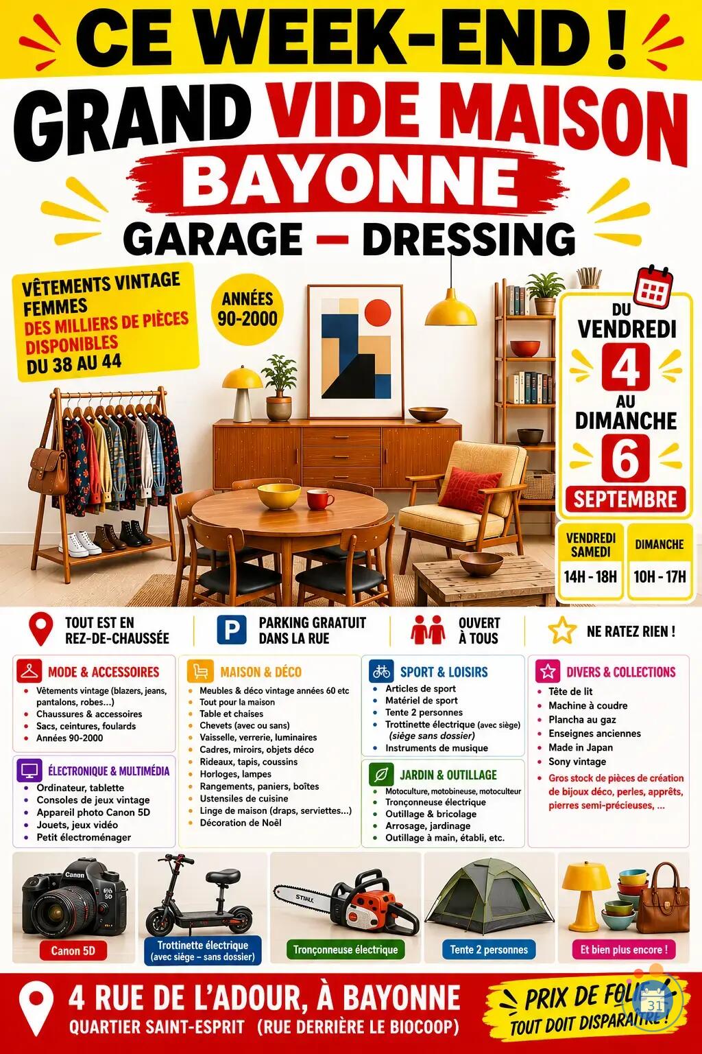 Image GRAND VIDE MAISON - VIDE DRESSING - VIDE GARAGE (photo 1)