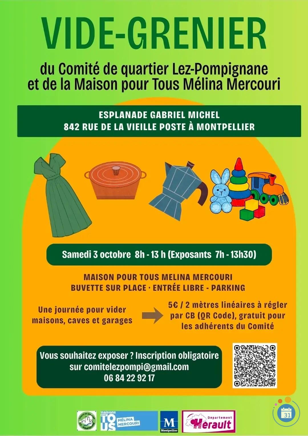 Image Vide-Grenier Pompignane et Millénaire (photo 1)