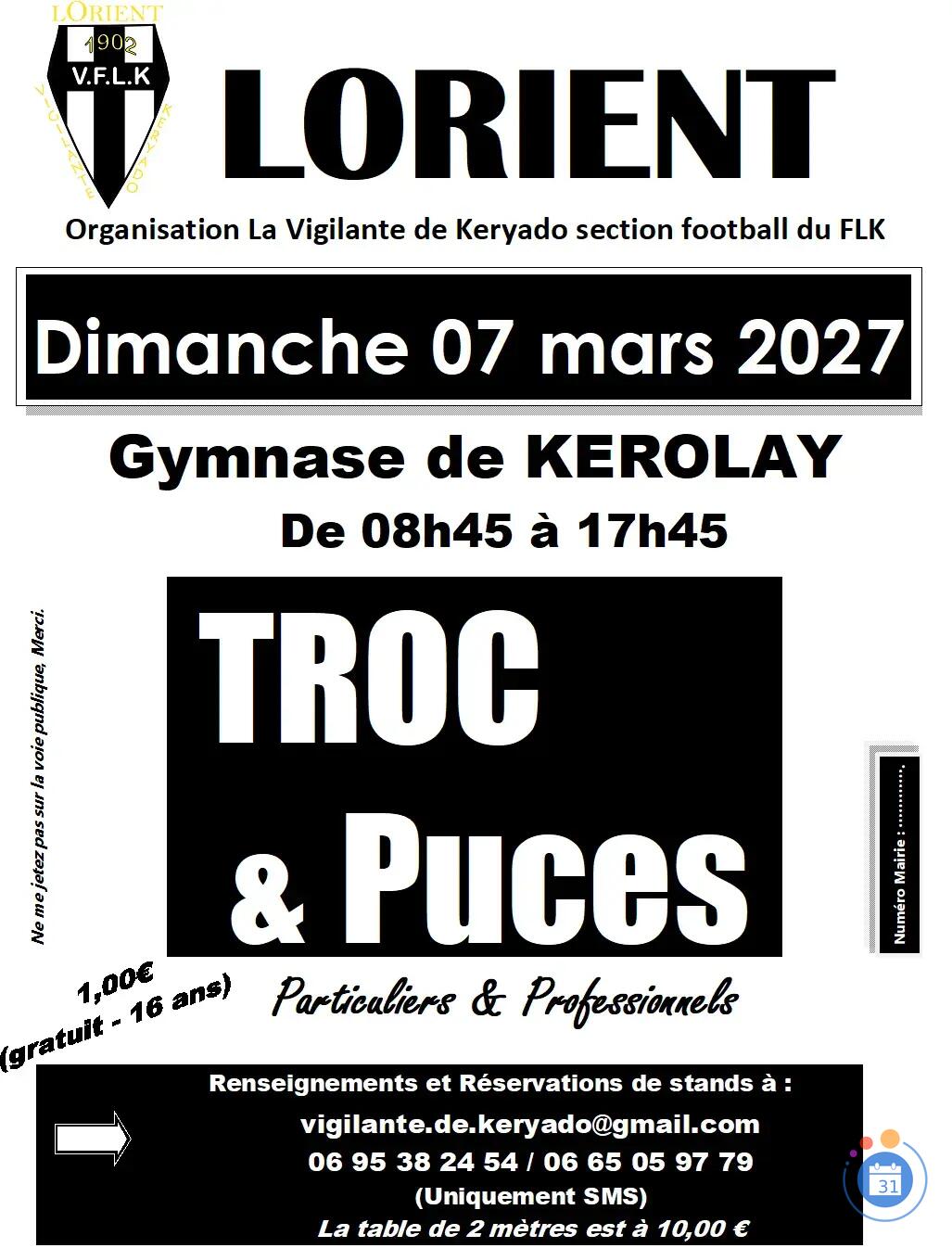 Image Troc et Puces Vigilante de Keryado Lorient Section football (photo 1)