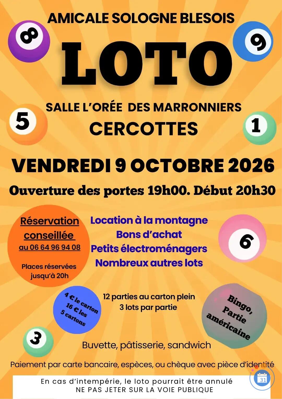 Image LOTO à Cercottes (photo 1)