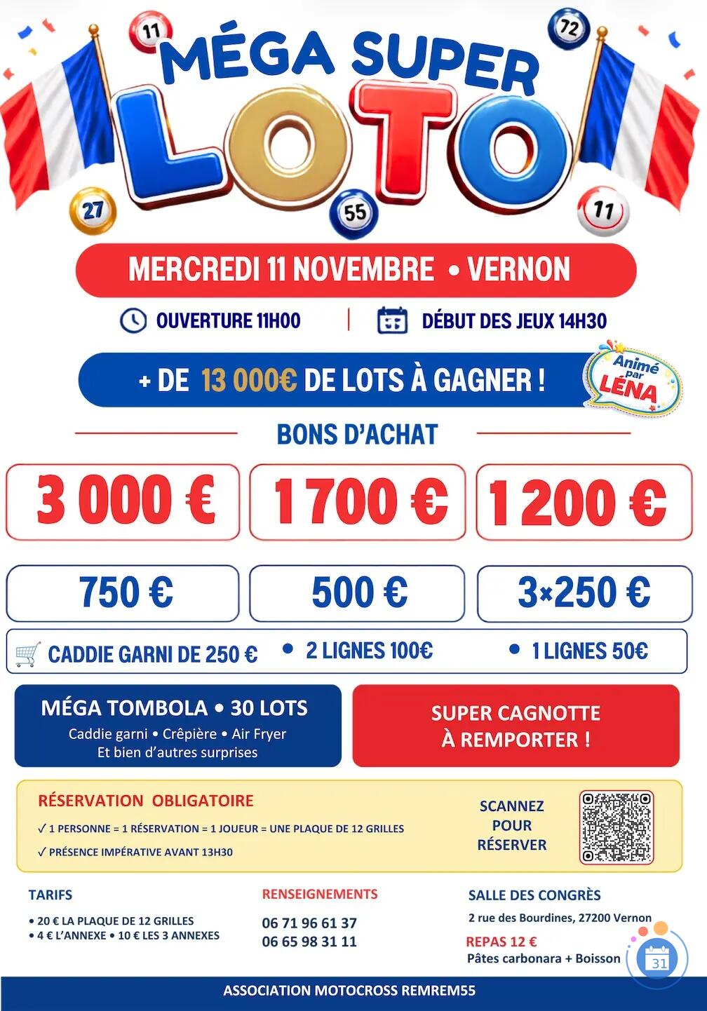Image MÉGA SUPER LOTO À VERNON (photo 1)