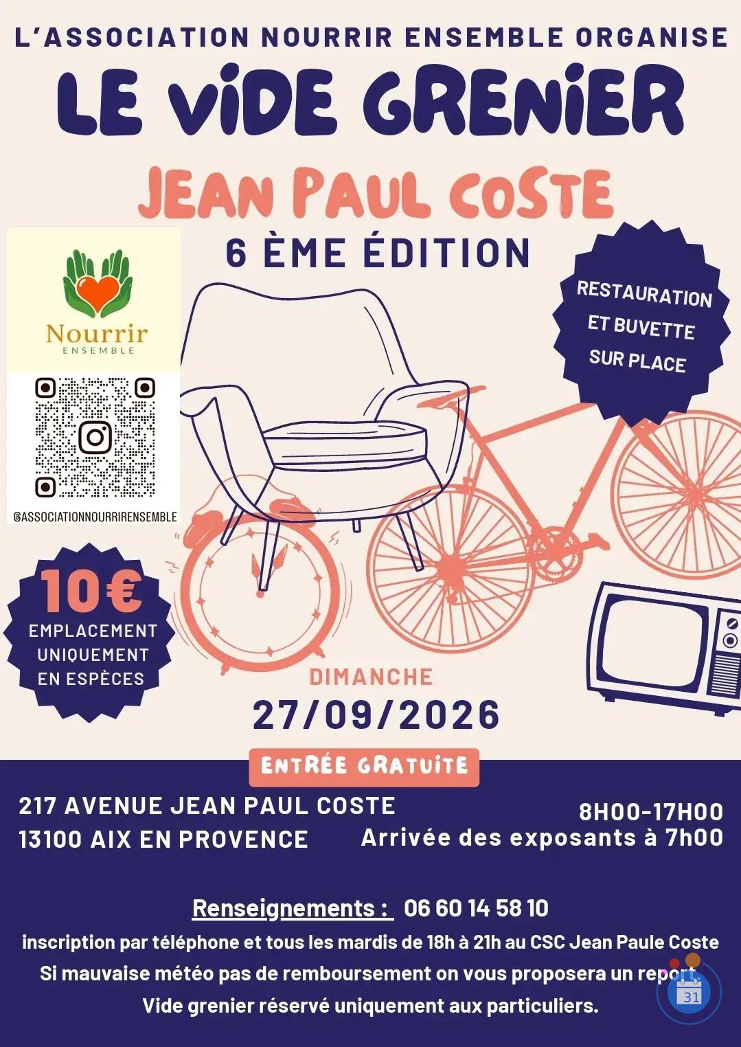 Image Vide grenier caritatif Jean-Paul Coste (photo 1)