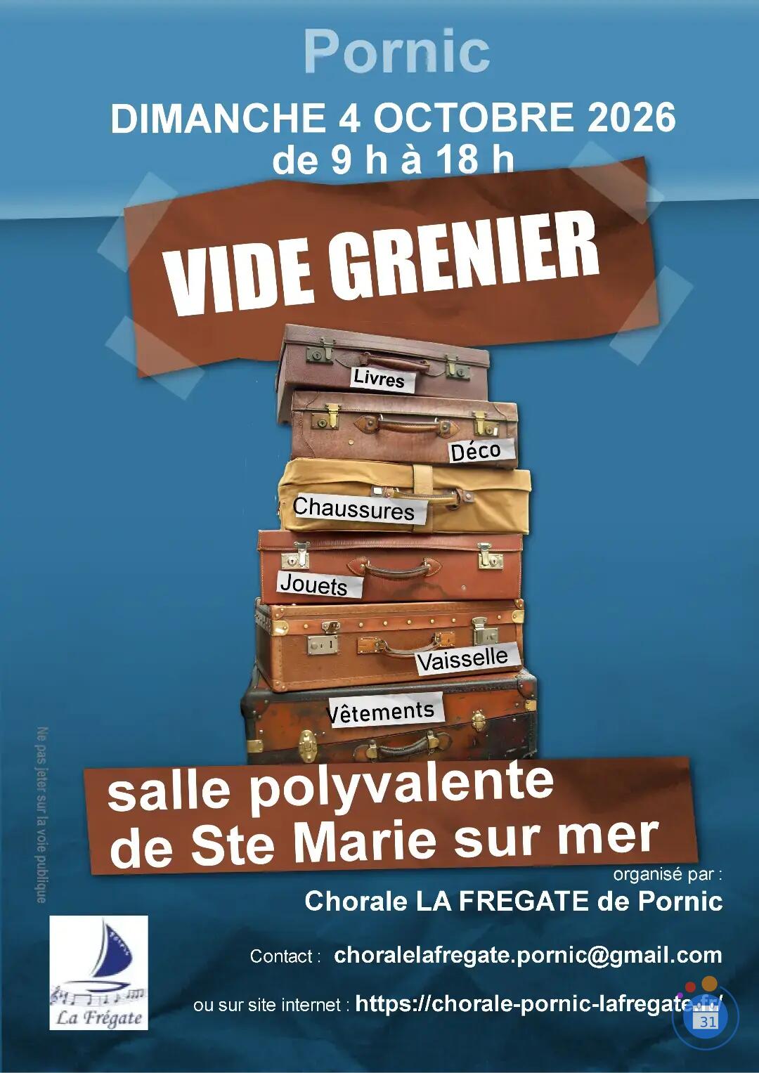 Image vide greniers de la Chorale La Frégate de Pornic (photo 1)