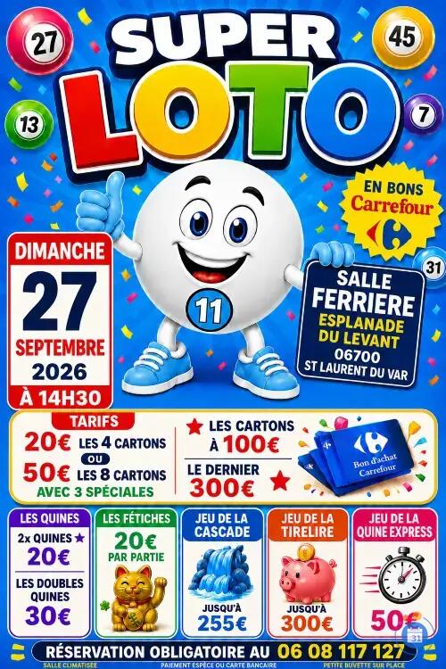 Flyer Super Loto salle f