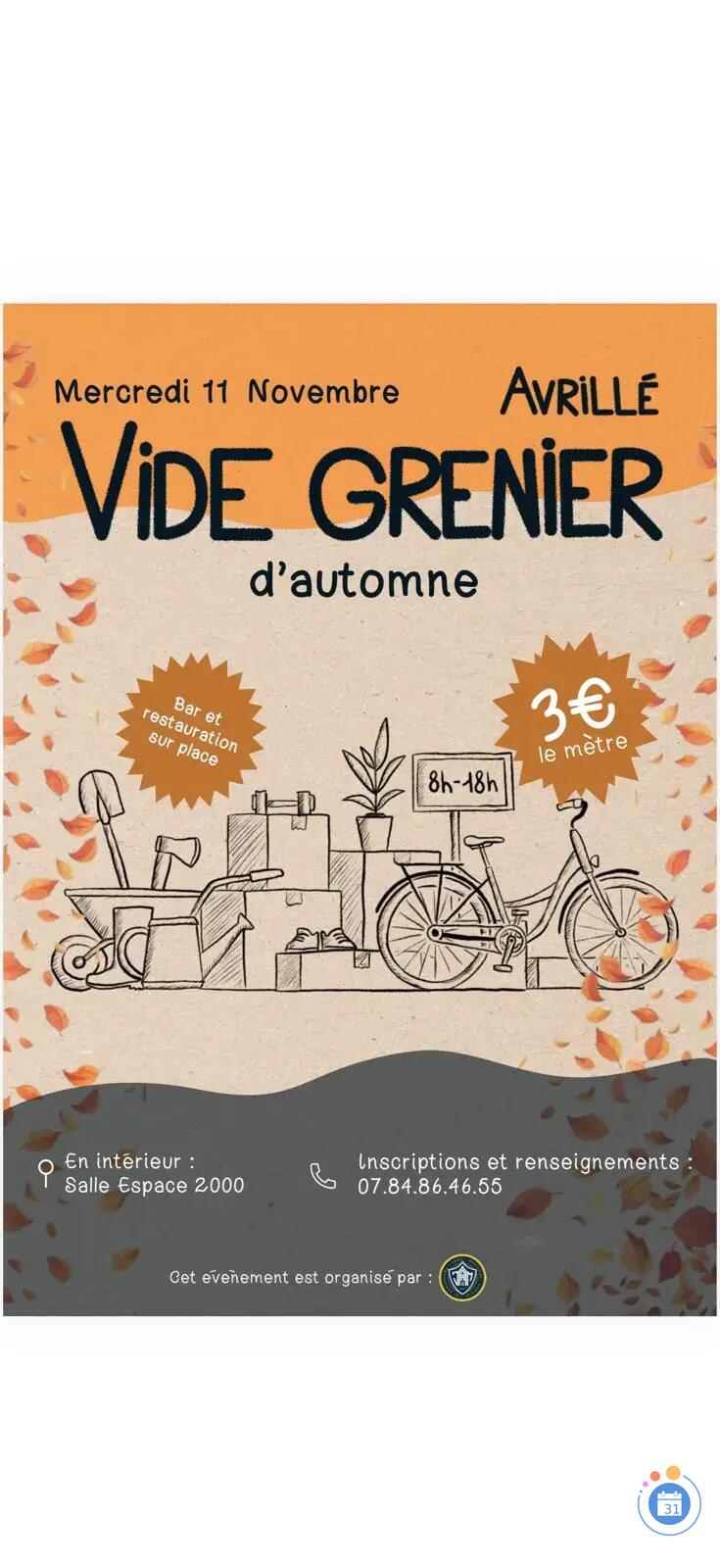 Image Vide grenier d automne (photo 1)