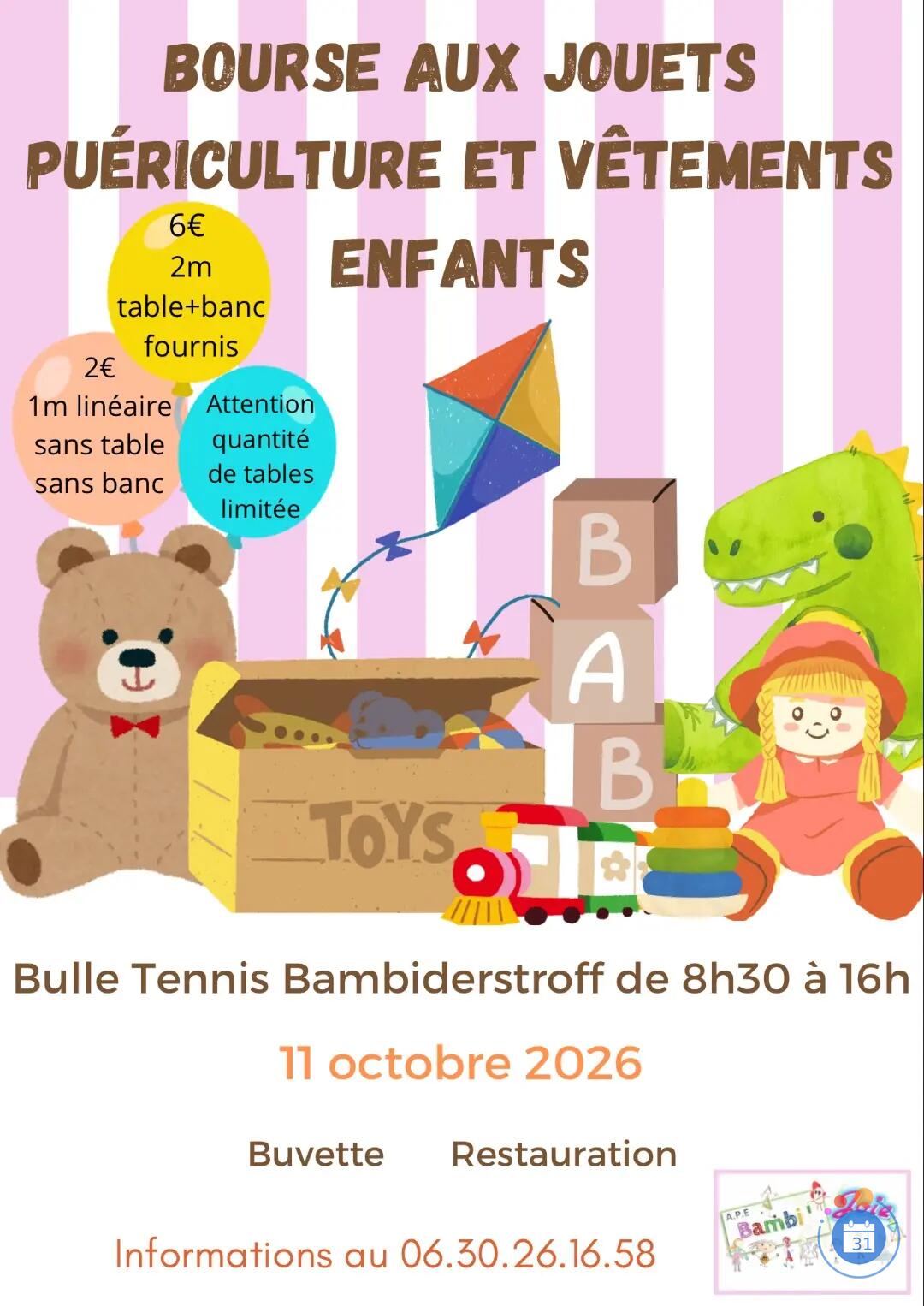 Image Bourse aux jouets, puériculture et vêtements enfants (photo 1)