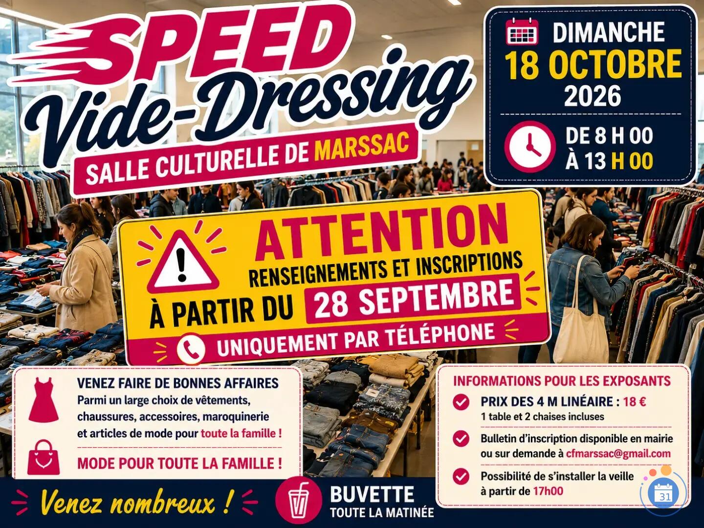 Image Speed Vide Dressing d'automne (photo 1)