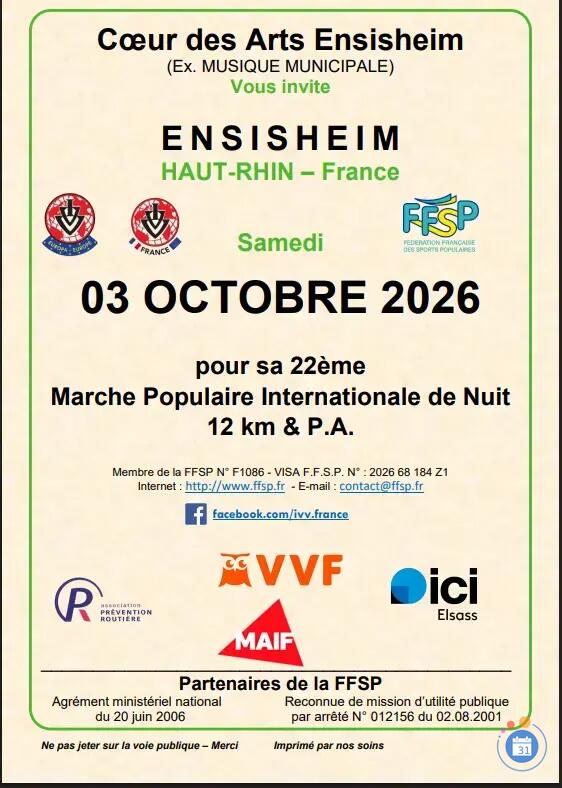 Image 21 eme Marche Populaire Internationale de Nuit (photo 1)