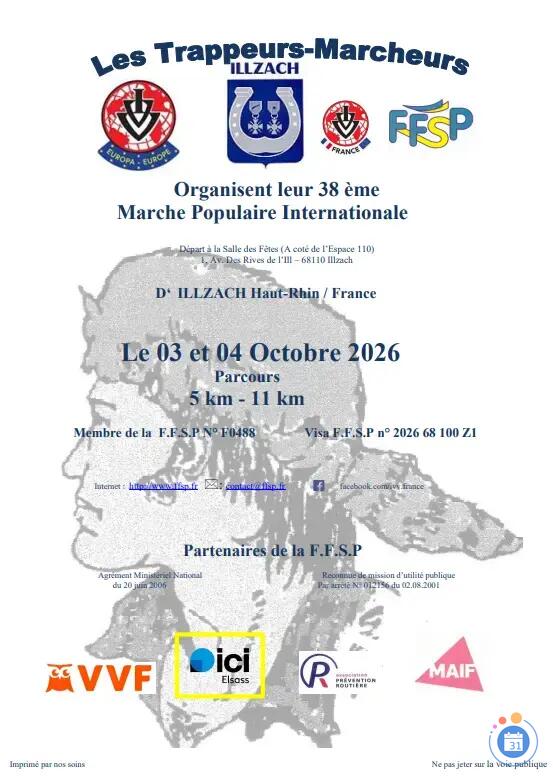 Image Marche populaire des Trappeurs Marcheurs (photo 1)