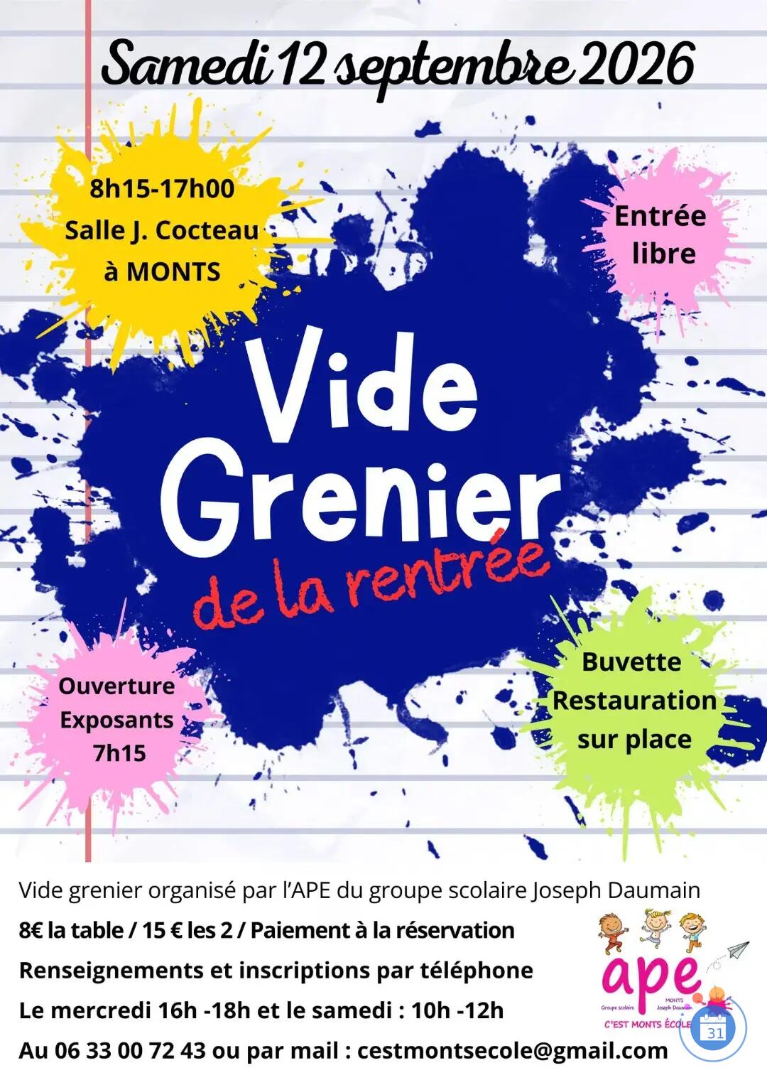 Image Vide Grenier de la Rentrée (photo 1)