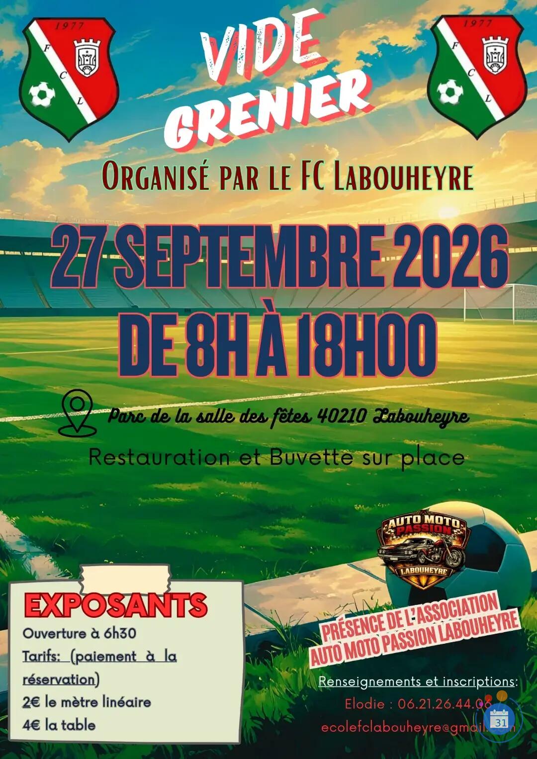 Image Vide grenier FC Labouheyre (photo 1)