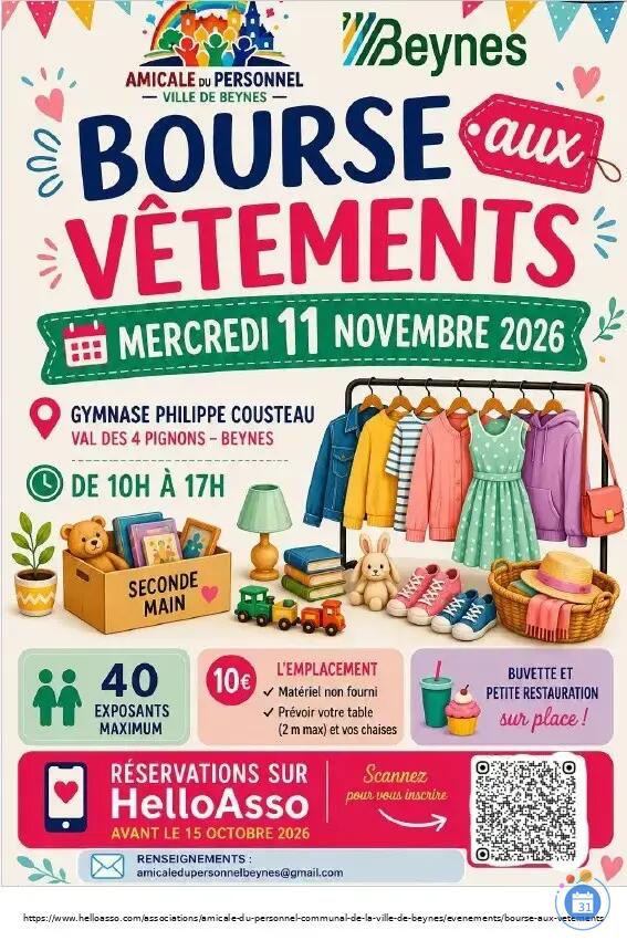 Image BOURSE AUX VETEMENTS (photo 1)