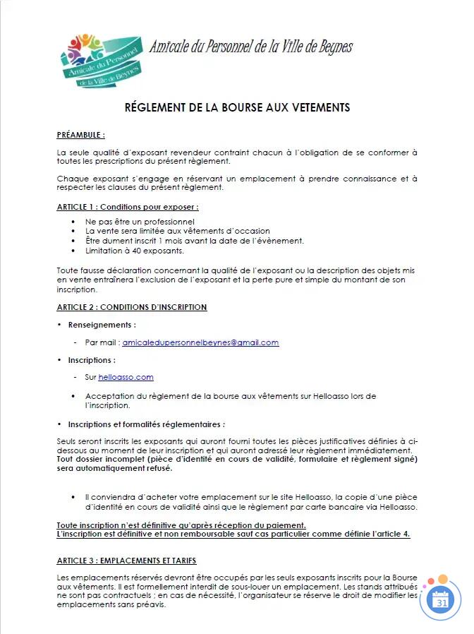 Image BOURSE AUX VETEMENTS (photo 2)