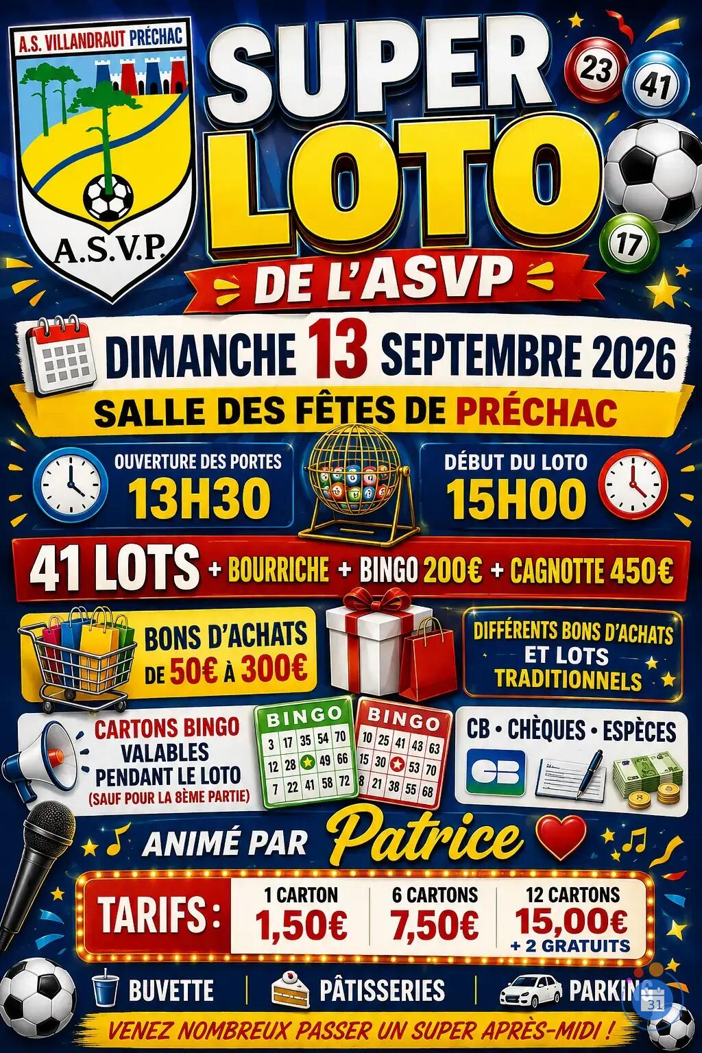 Image SUPER LOTO DE L'ASVP (photo 1)