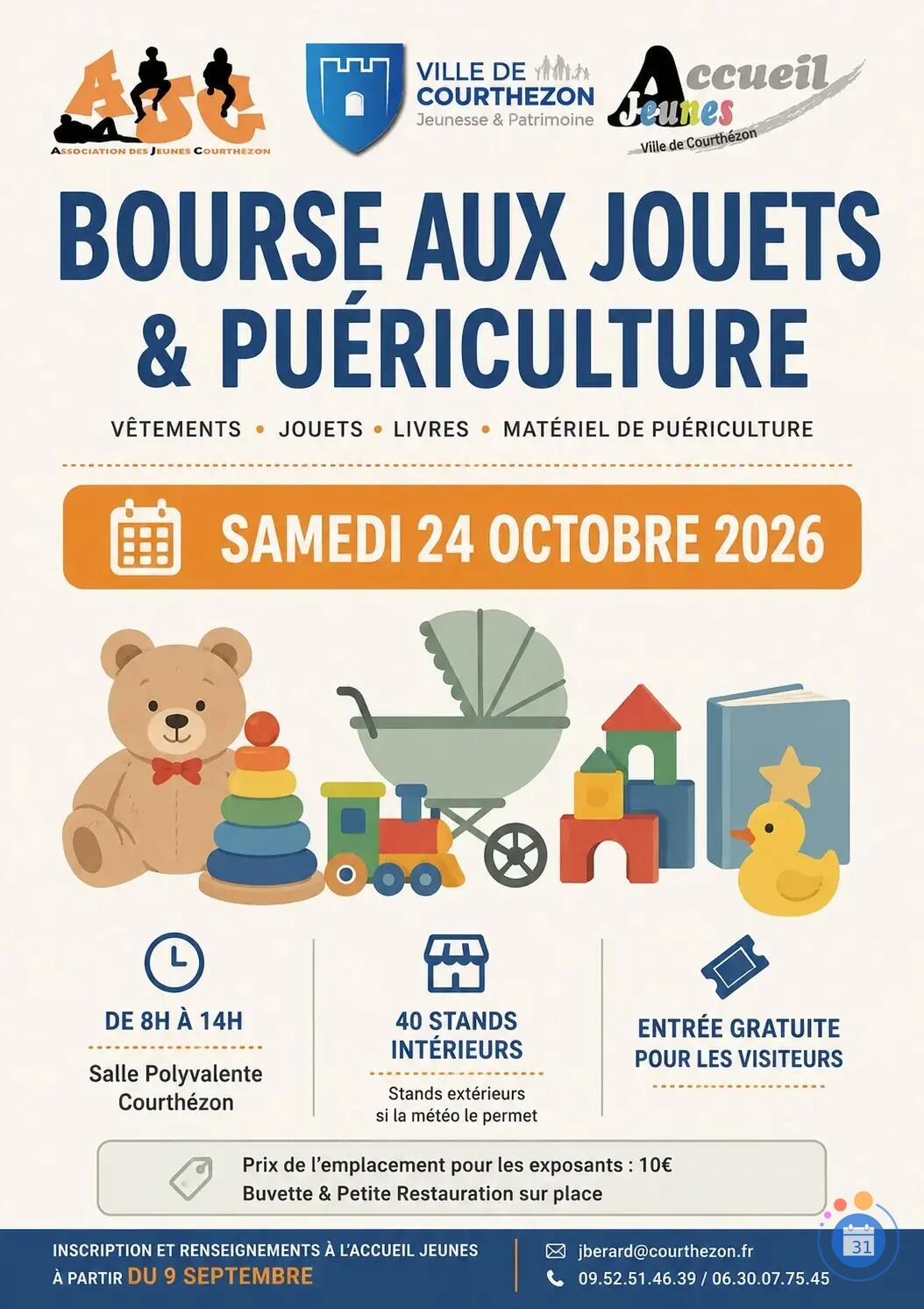 Image Bourse aux Jouets & Puériculture AJC 2026 (photo 1)