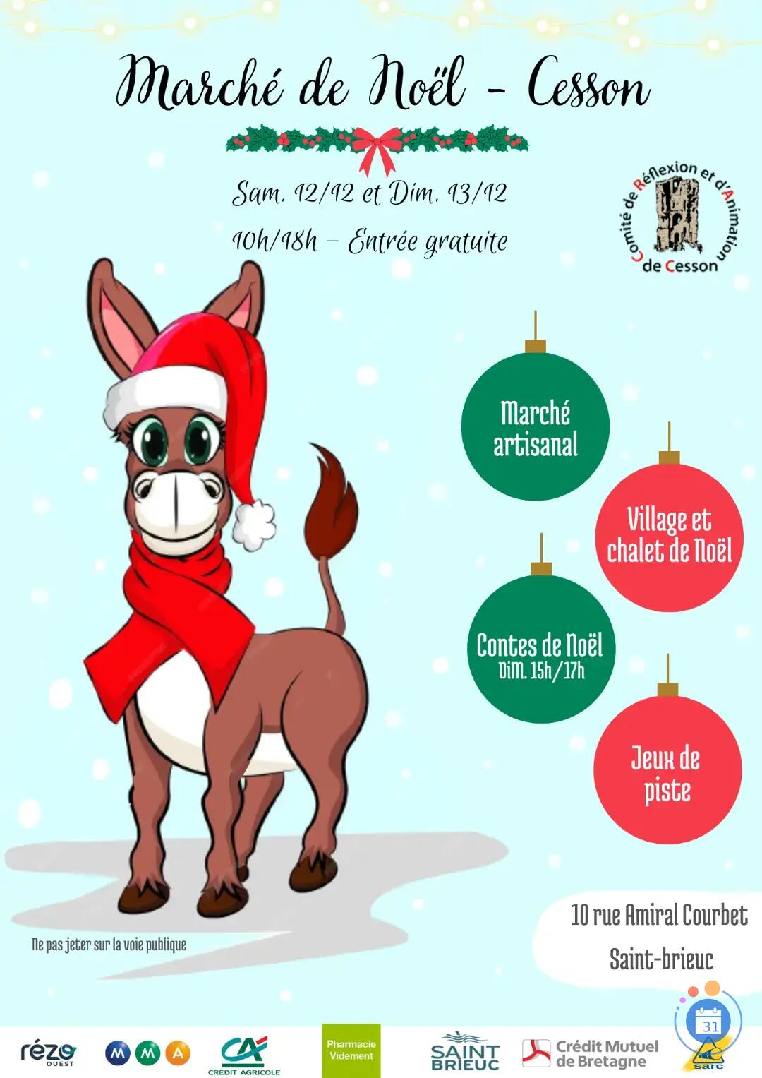 Image Marché de Noël du CRAC Cesson (photo 1)