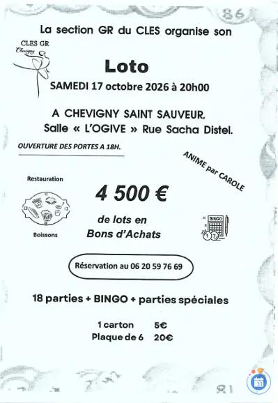 Image Loto du CLES GR (photo 1)