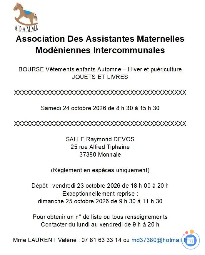 Image Bourse Vêtements enfants Automne-Hiver, puériculture, jouets et livres (photo 1)