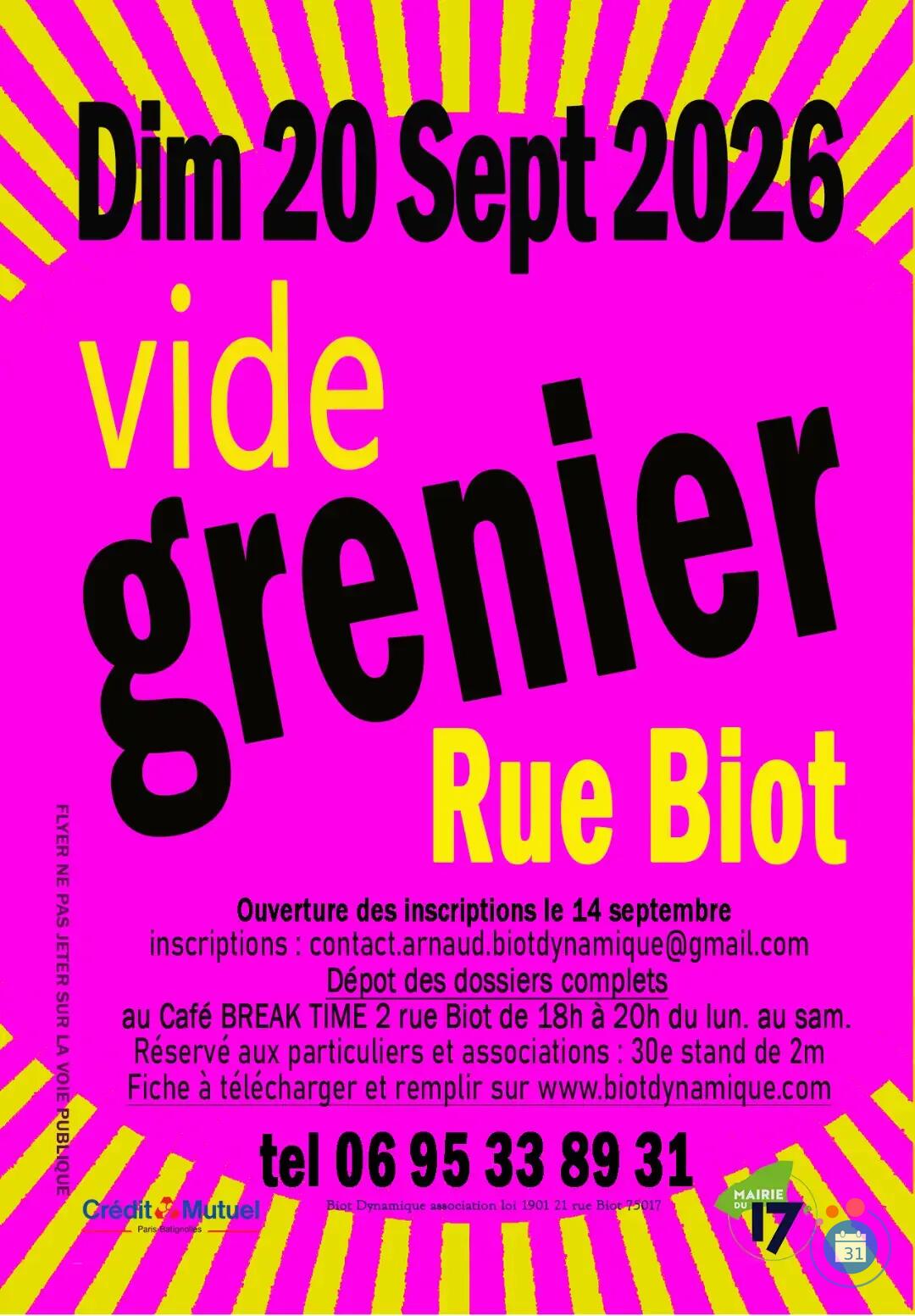 Image Vide-grenier de la rue Biot (photo 1)