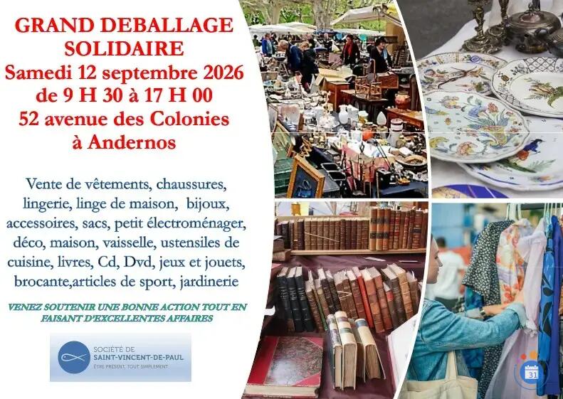 Image GRAND DÉBALLAGE SOLIDAIRE À ANDERNOS (photo 1)