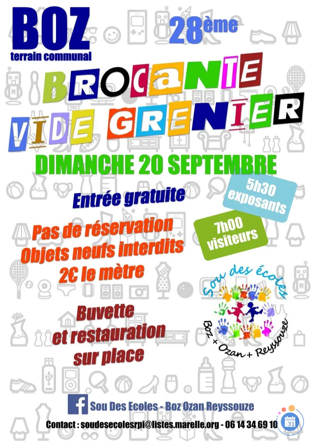 Image Vide greniers du Sou des écoles (photo 1)