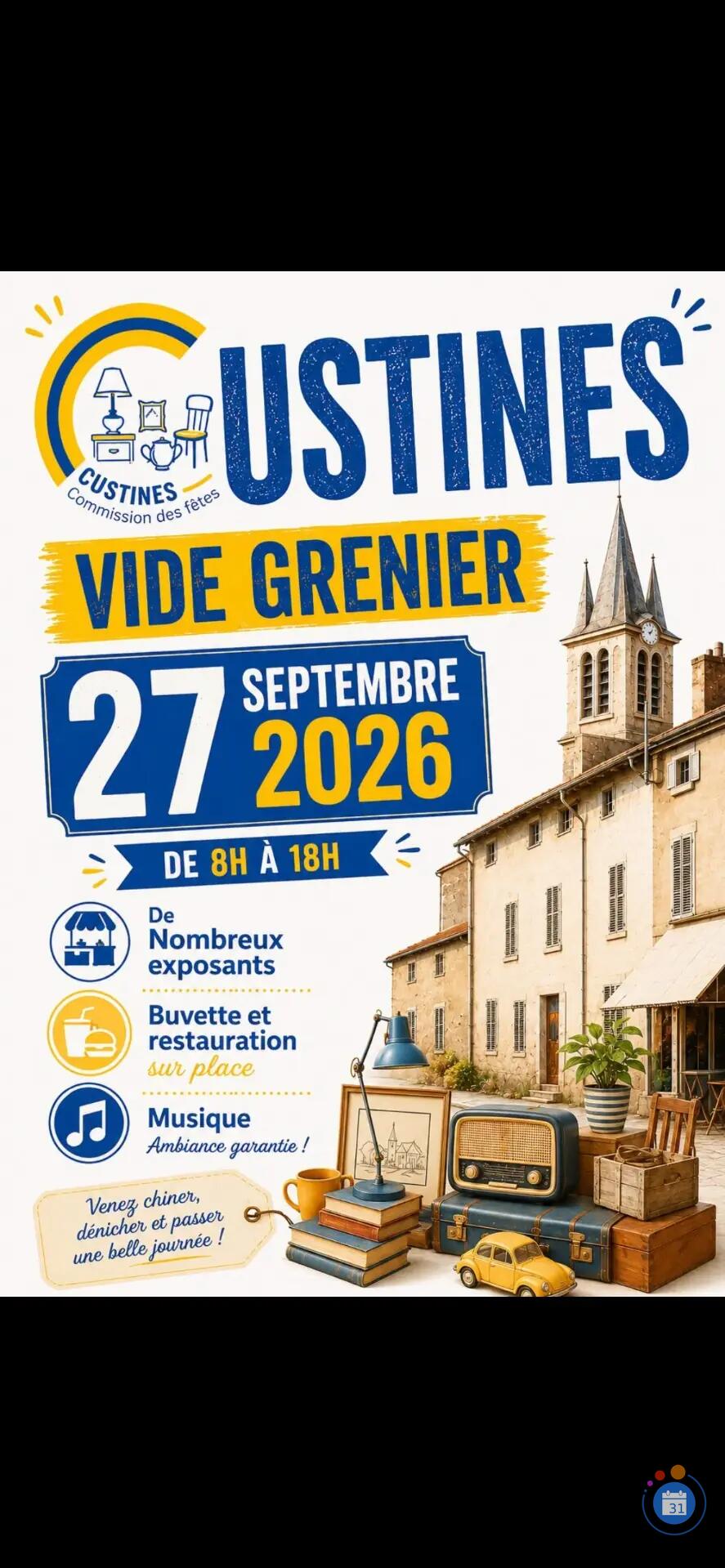 Image Vide grenier Custines (photo 1)