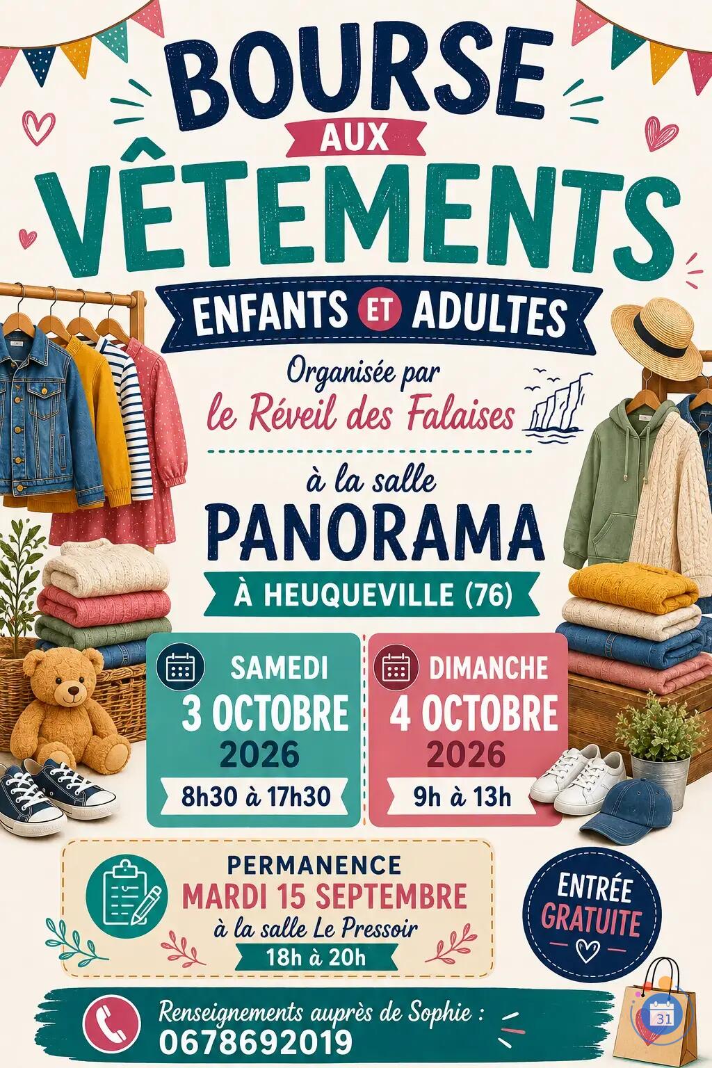 Image Bourses aux vêtements enfants et adultes (photo 1)