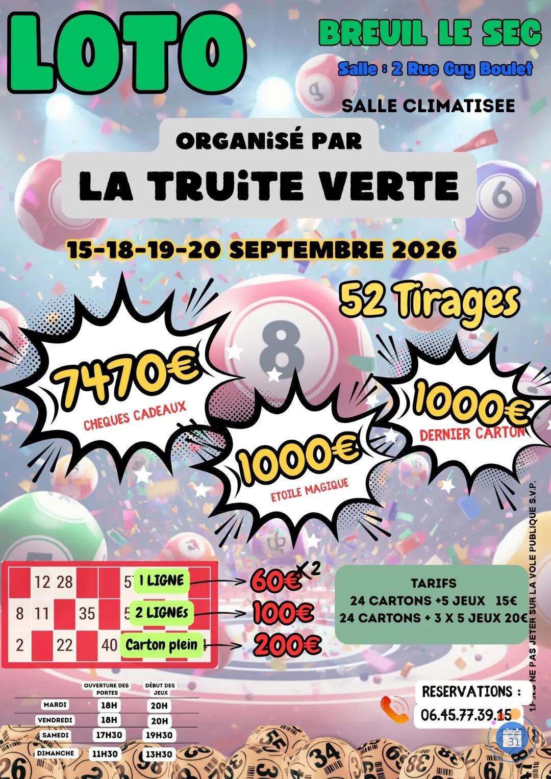 Image Loto à Breuil le Sec - samedi 19 septembre (photo 1)