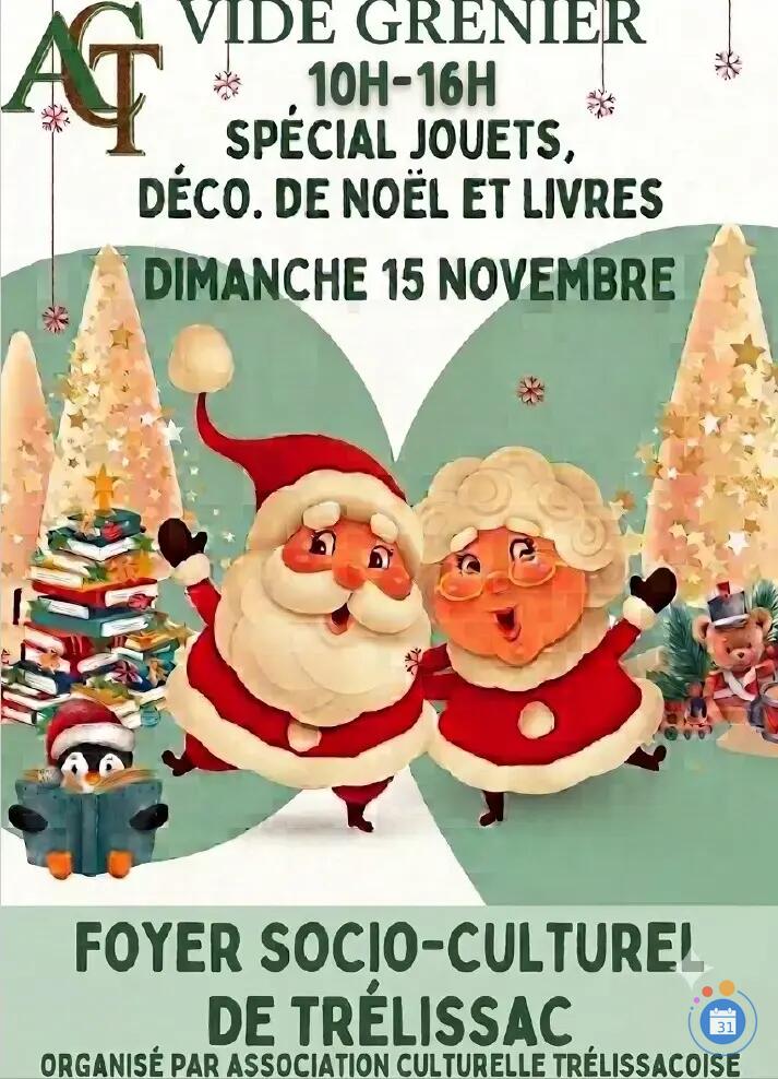 Image VIDE GRENIER SPECIAL NOEL - JOUETS - LIVRES ENFANTS ET DECO NOEL (photo 1)