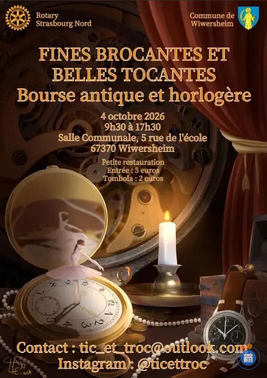 Image Fines brocantes et Belles tocantes - Bourse antique et horlogère (photo 1)