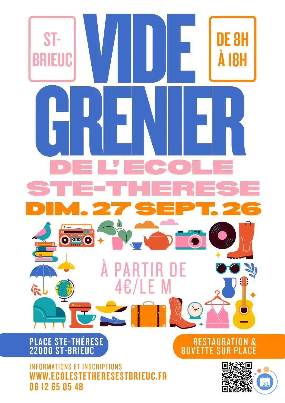 Image Vide grenier de l'école Sainte-Thérèse (photo 1)