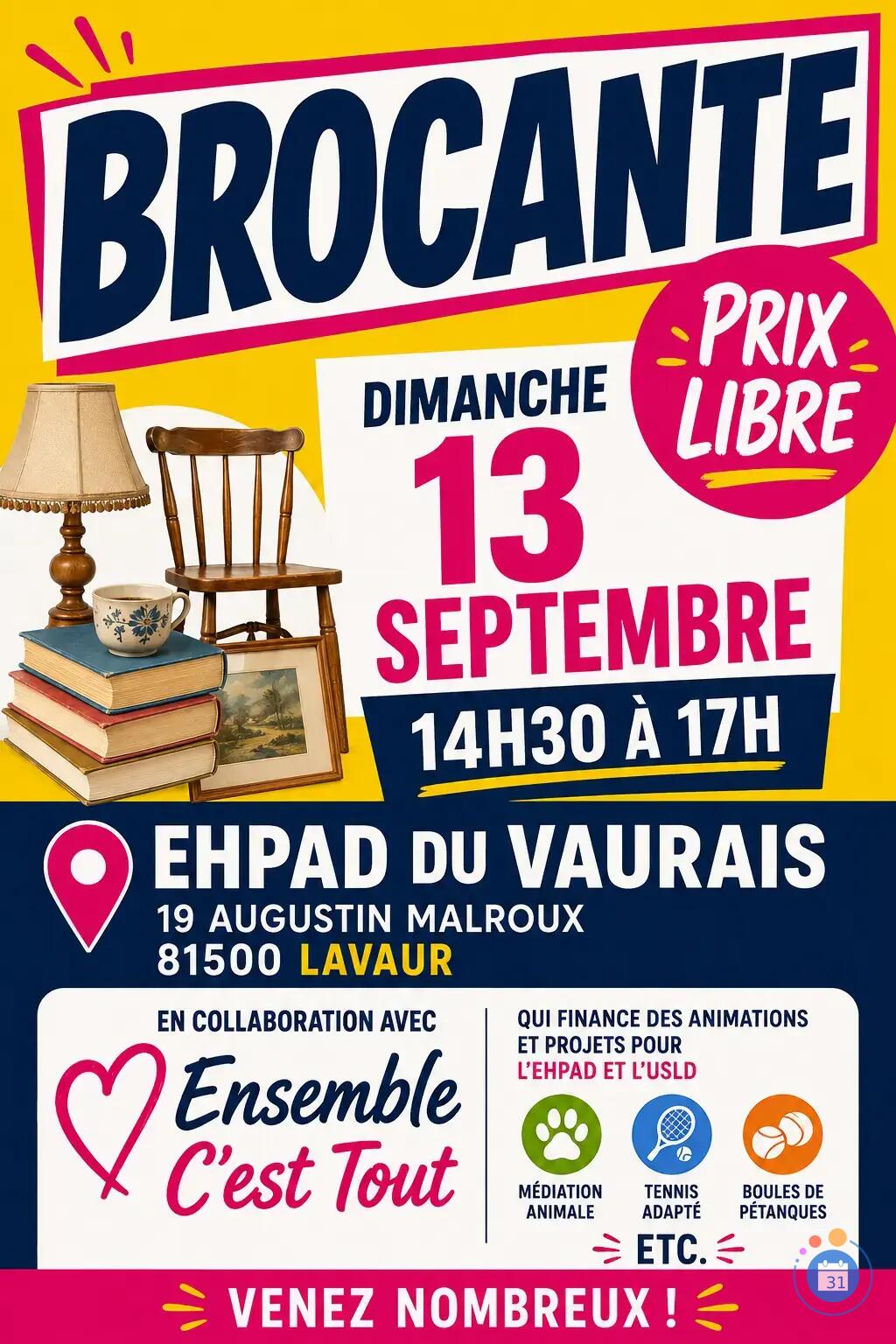 Image Vide-Grenier, Prix libre, EHPAD du Vaurais (photo 1)