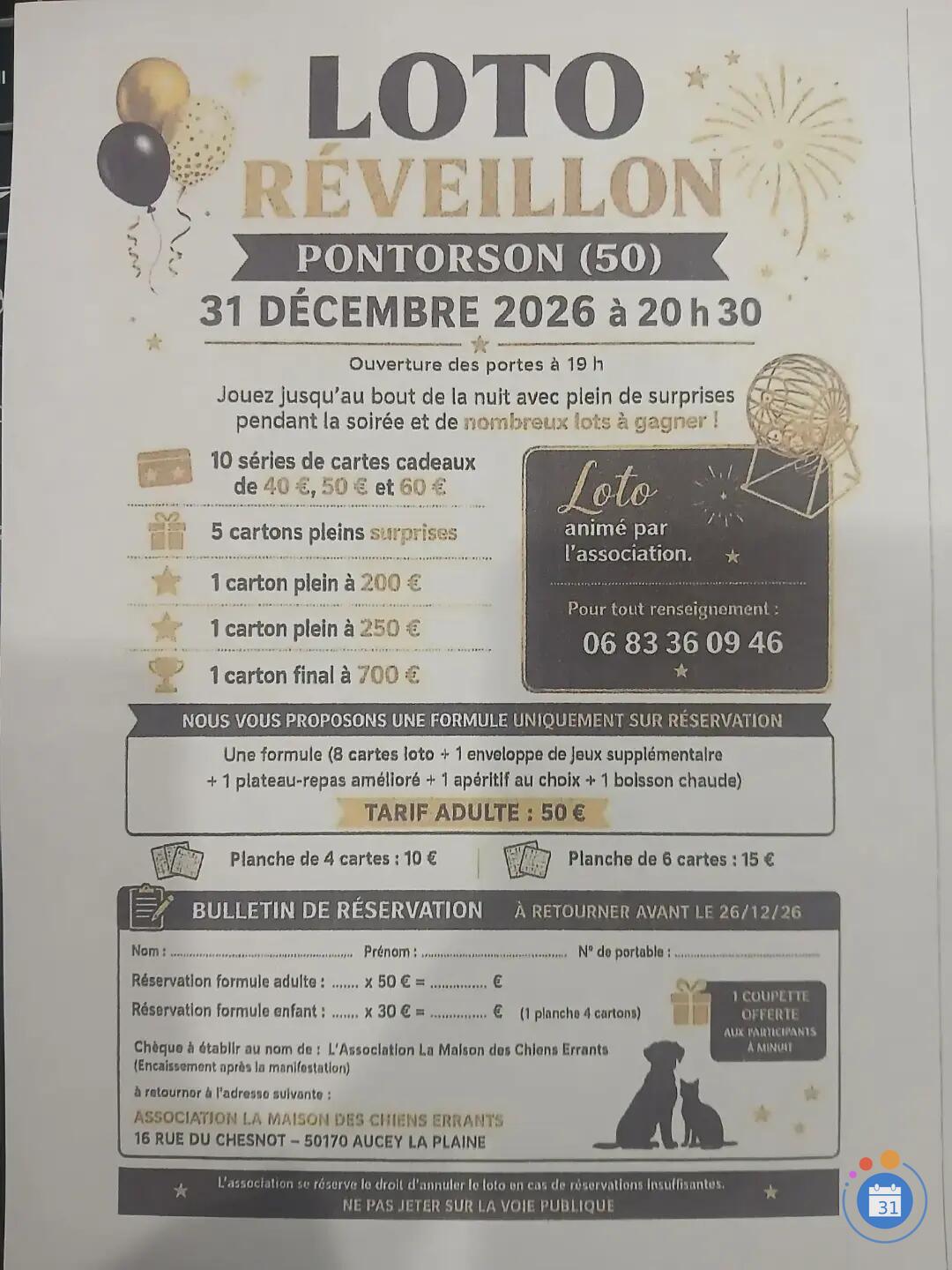 Flyer loto