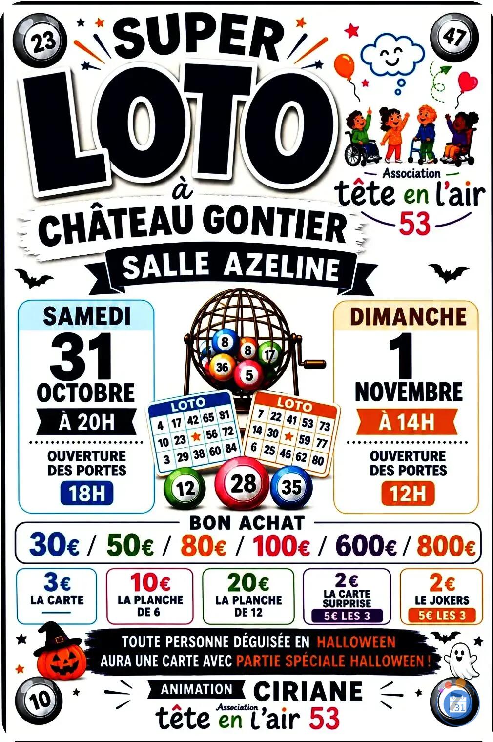 Image Double loto d halloween (photo 1)