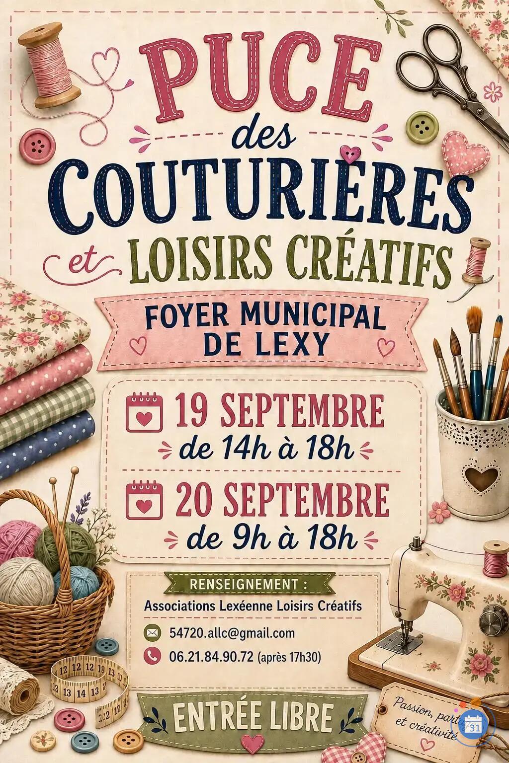 Image Puces des couturières et loisirs créatifs (photo 1)
