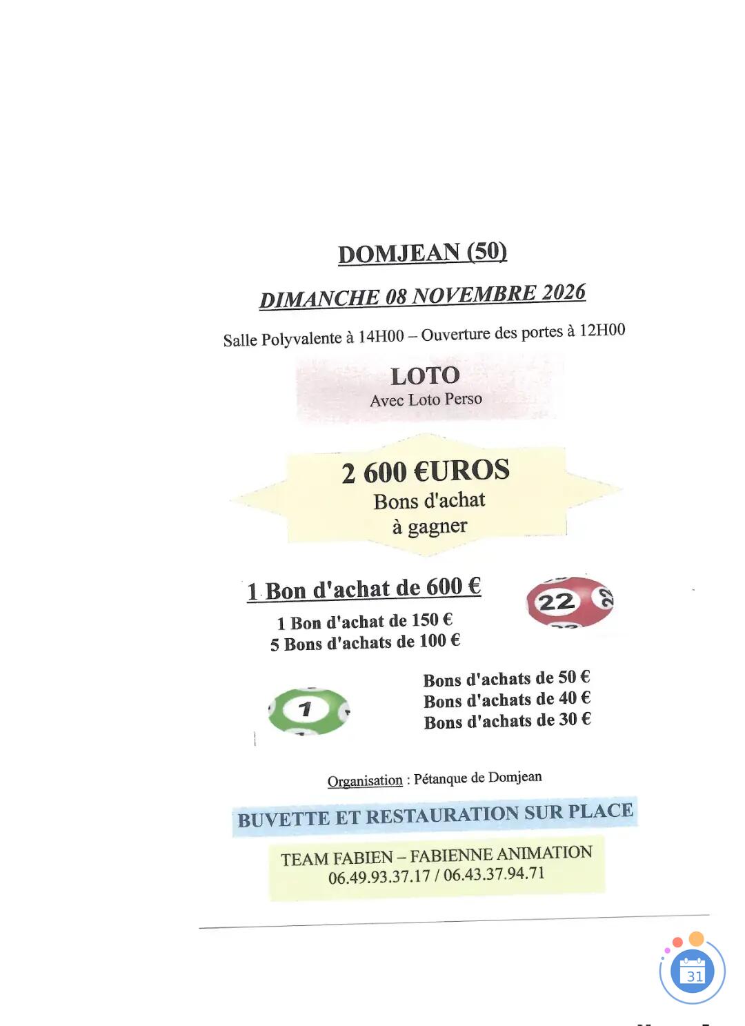 Image LOTO (photo 1)