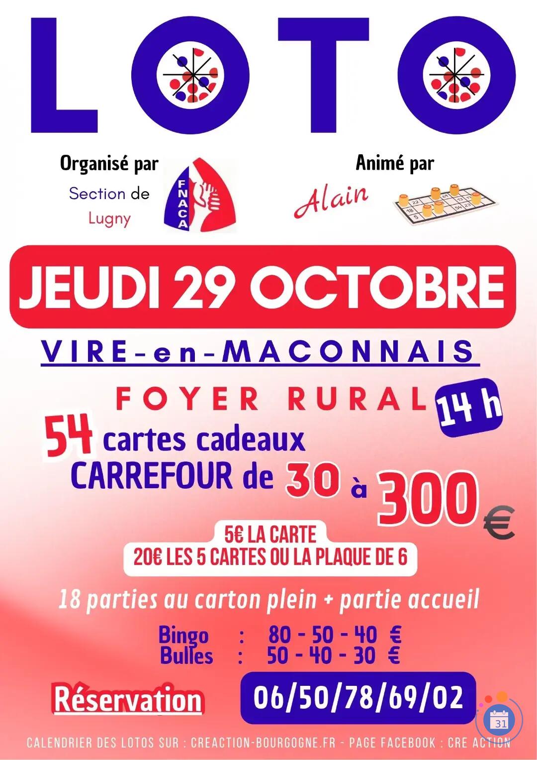 Image Loto FNACA section de Lugny (photo 1)