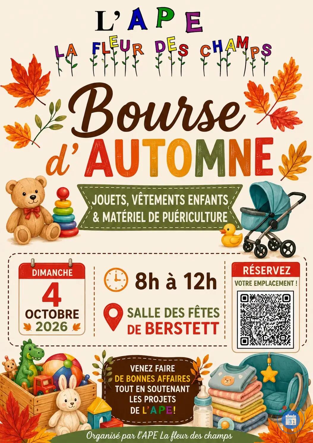 Image Bourse aux vêtements enfants, jouets et matériel de puériculture (photo 1)